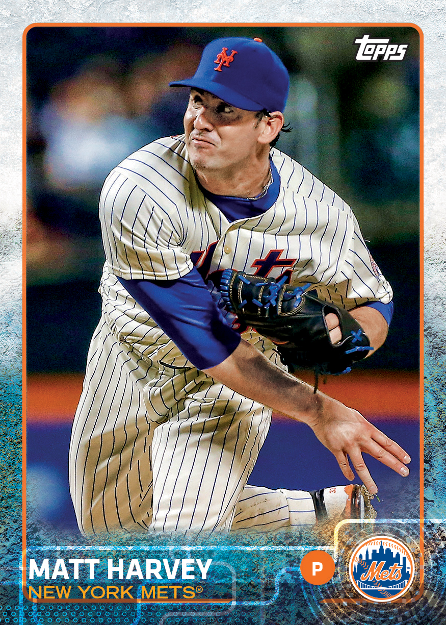 Matt Harvey Topps Baseball Card