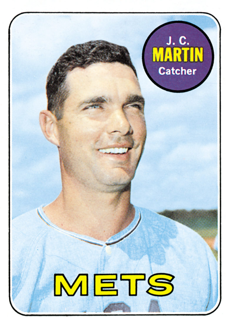 J.C. Martin 1969 Topps Baseball Card