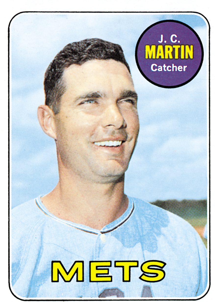 J.C. Martin 1969 Topps Baseball Card