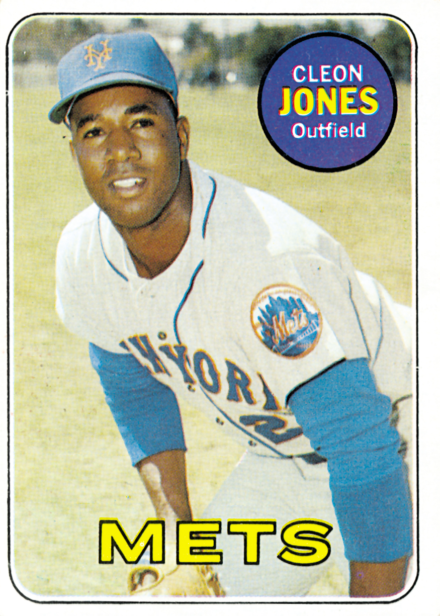 1969 Cleon Jones Topps Baseball Card