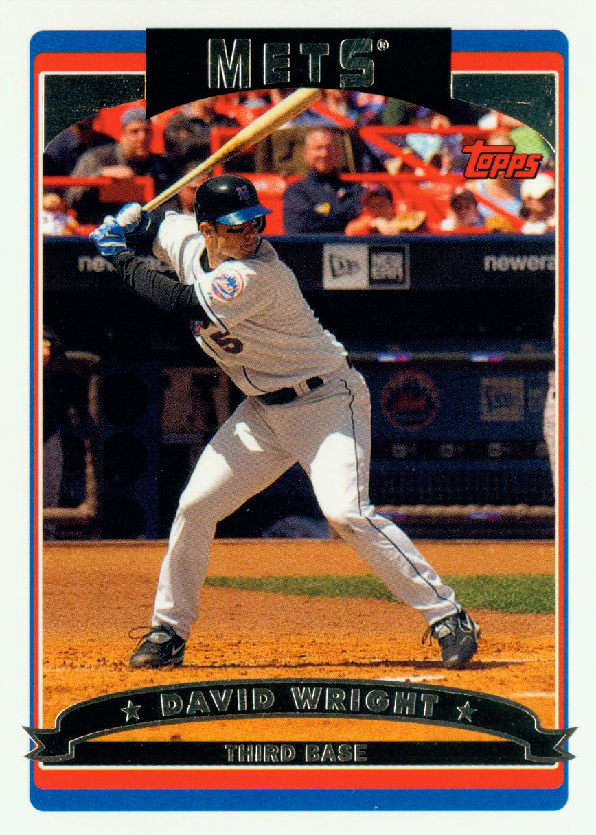 2006 David Wright Topps Baseball Card