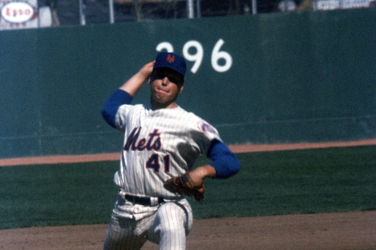 Tom Seaver Mid-Pitch