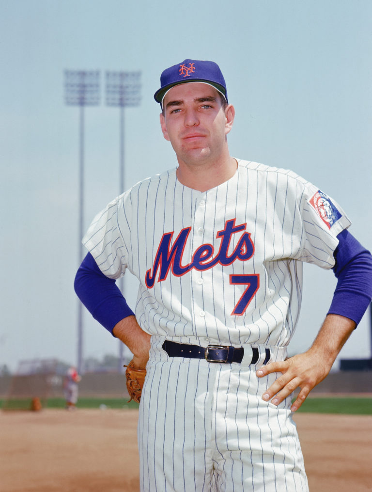 Ed Kranepool Poses for a Photo