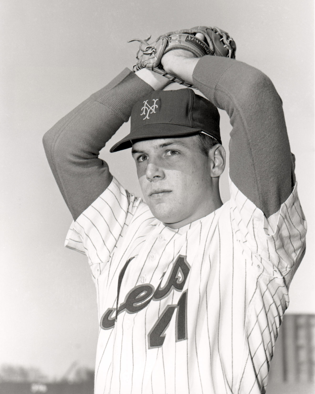 A Young Tom Seaver Poses at the Start of 1967 Season