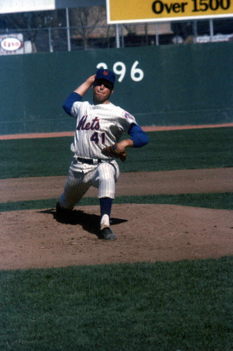 Tom Seaver Mid-Pitch