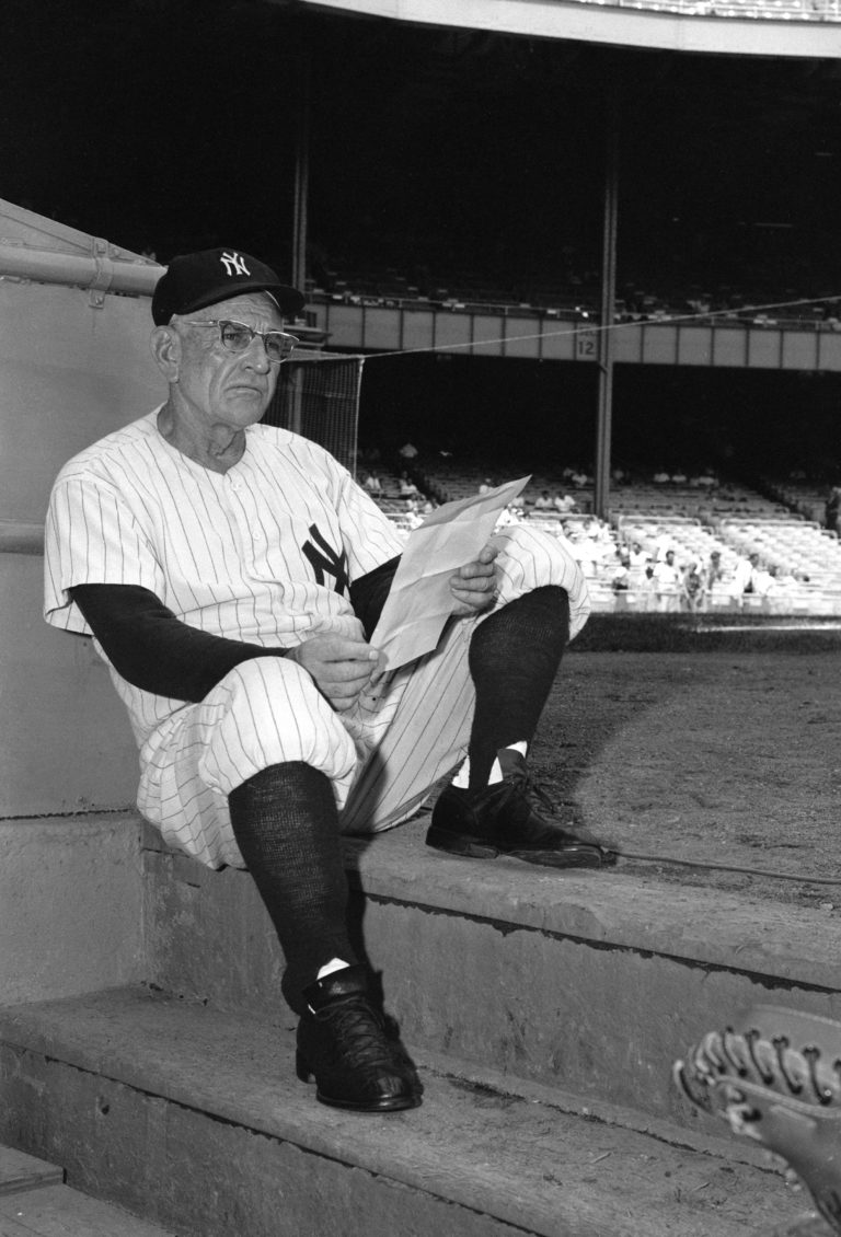 Photo of Casey Stengel in New York Yankees Uniform