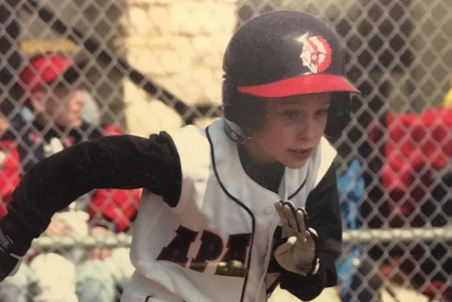 Drew Smith as a Little Leaguer