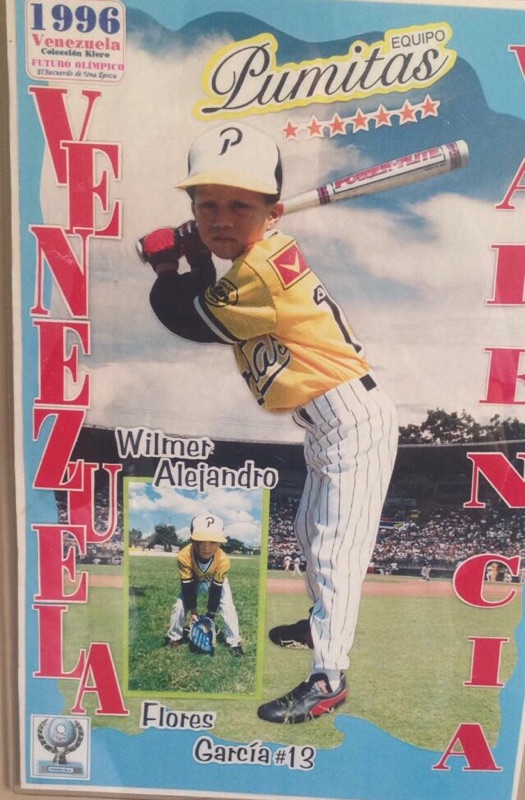 Young Wilmer Flores on Local Magazine Cover