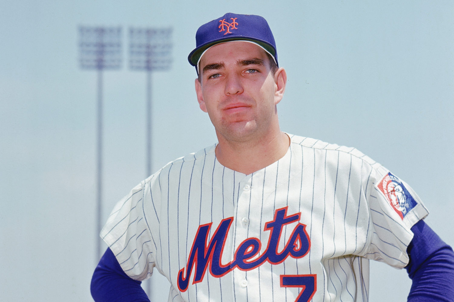 Ed Kranepool Poses for a Photo