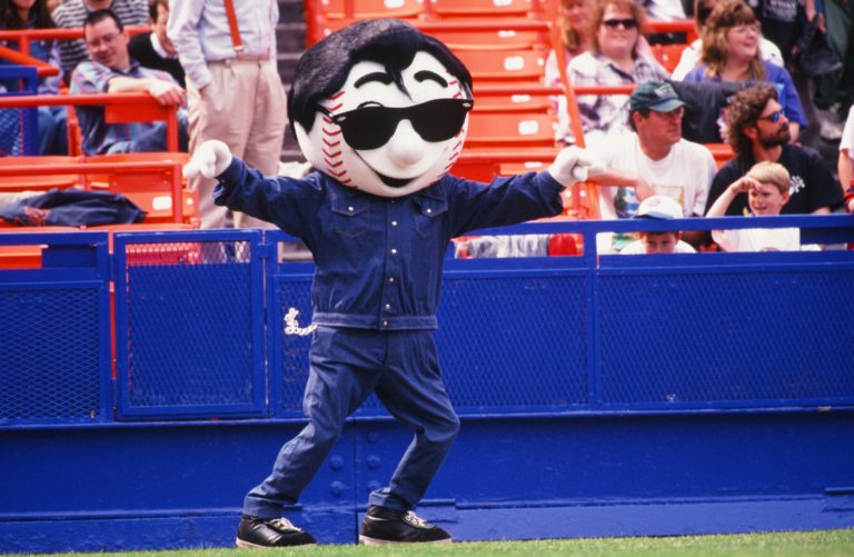 Mr. Met in 1950s Costume - Mets History