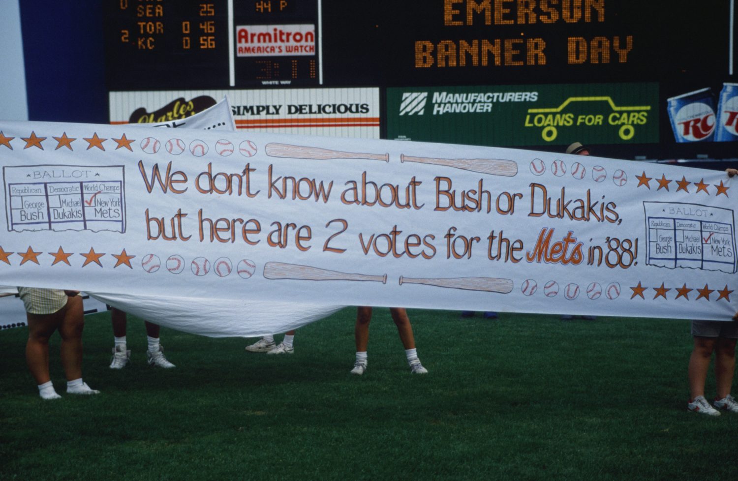 Emerson Banner Day Banner Stating 