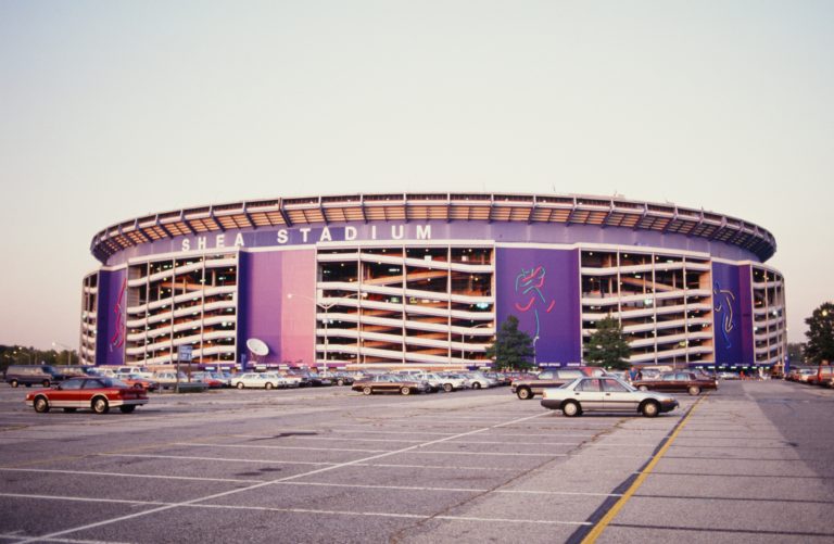Shea Stadium from the Parking Lot