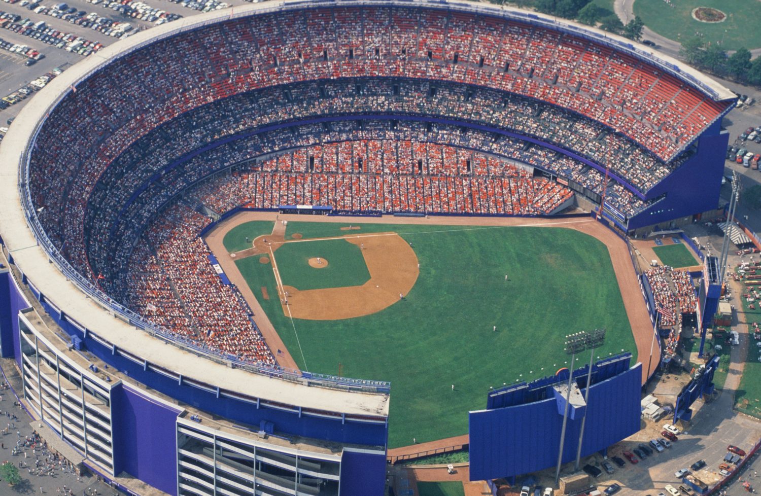 Aerial Photo of Shea Stadium