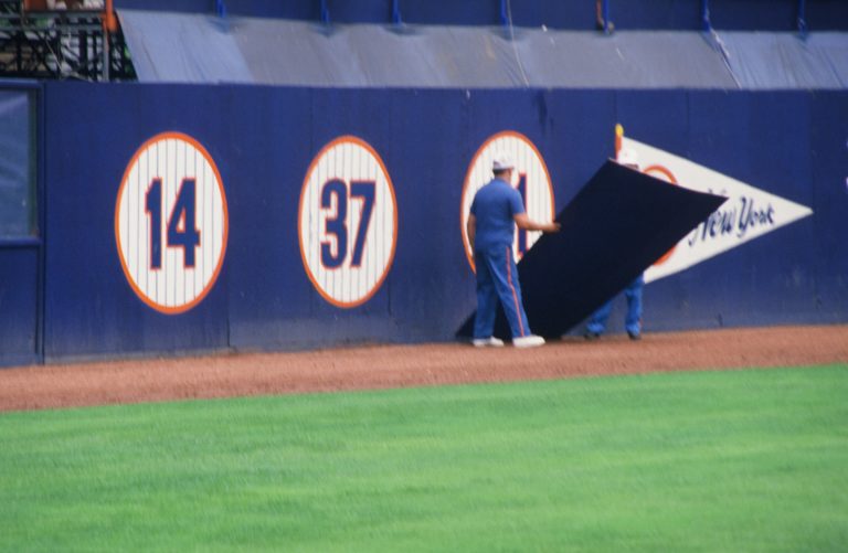 Unveiling of Retired 41 at Shea Stadium