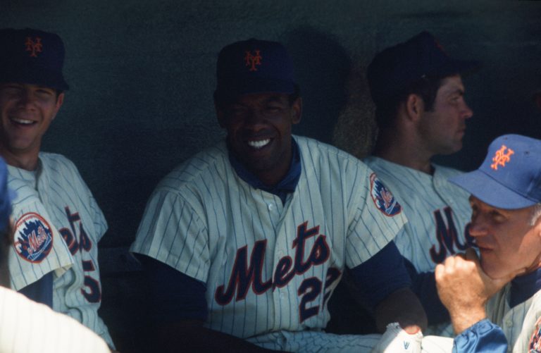 Donn Clendenon in the Dugout