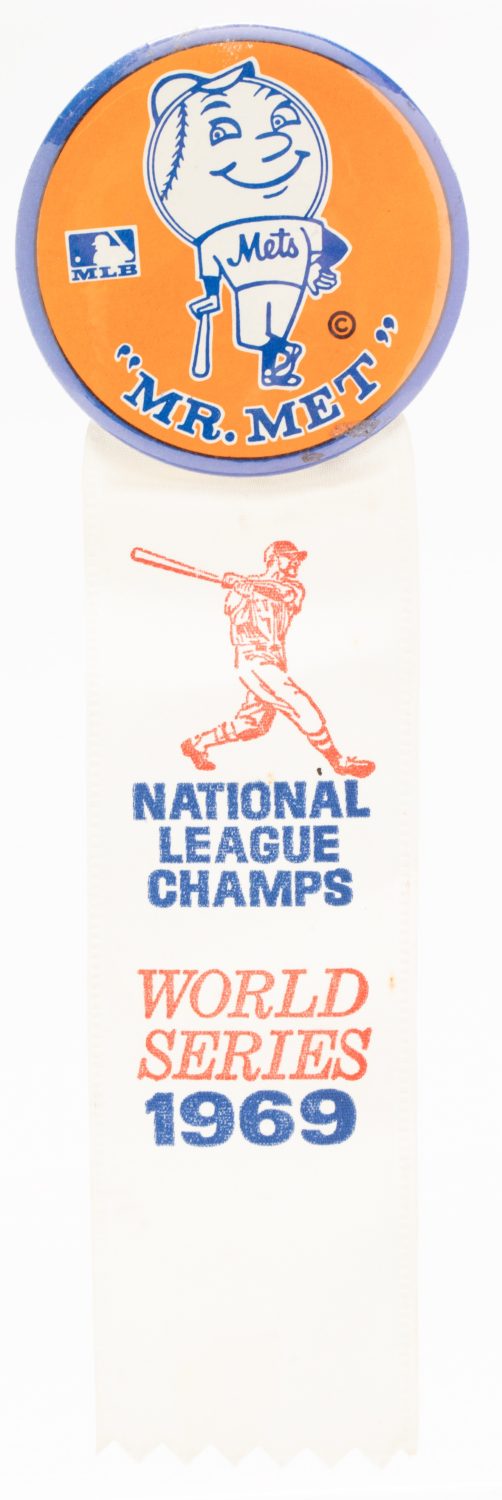 1969 Mr. Met National League Champs Button