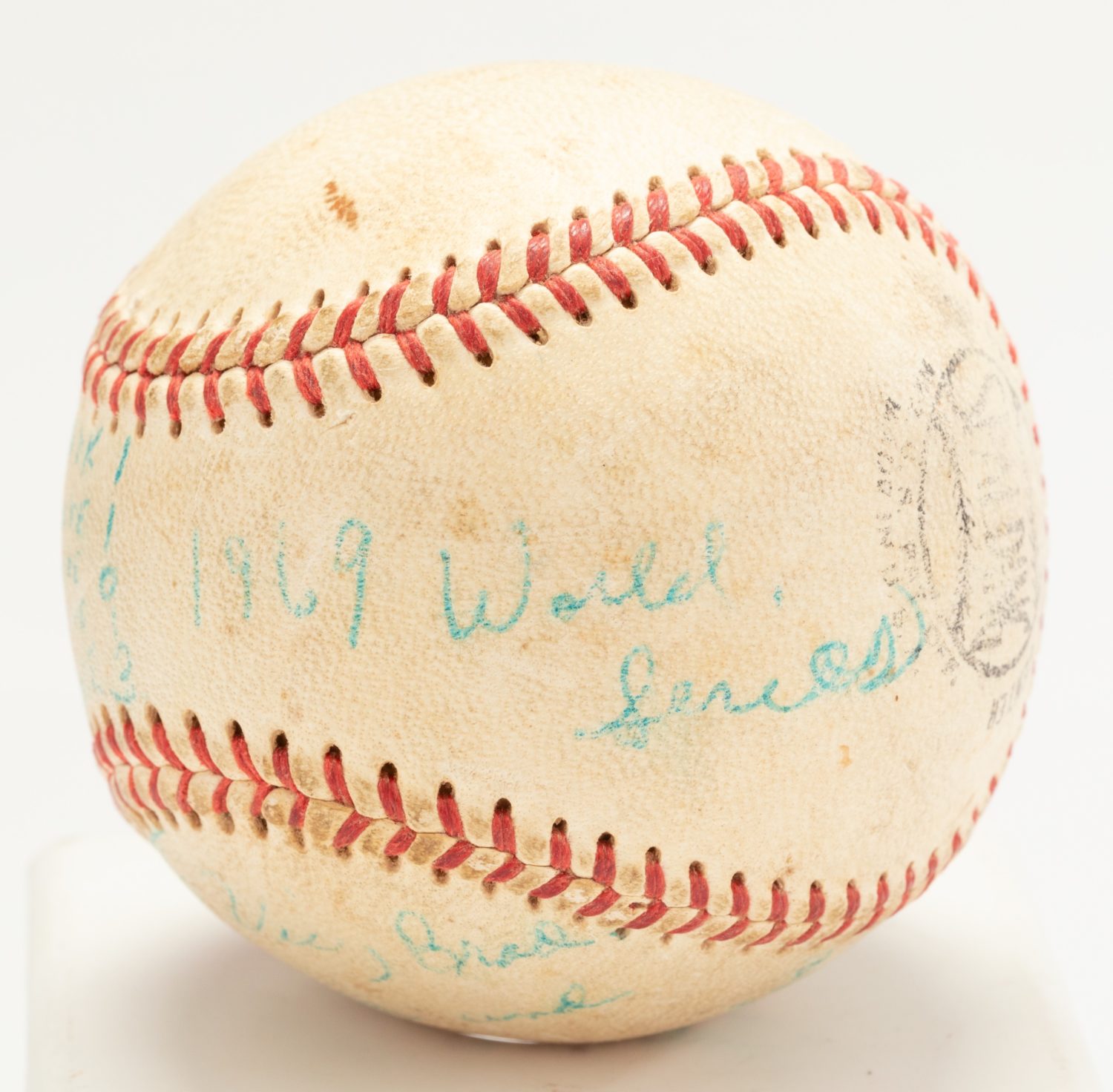 Umpire Lee Meyer's World Series Game-Used Ball