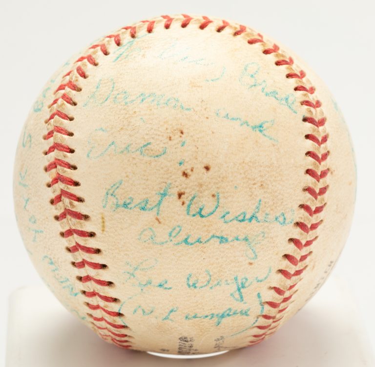 Umpire Lee Meyer's World Series Game-Used Ball