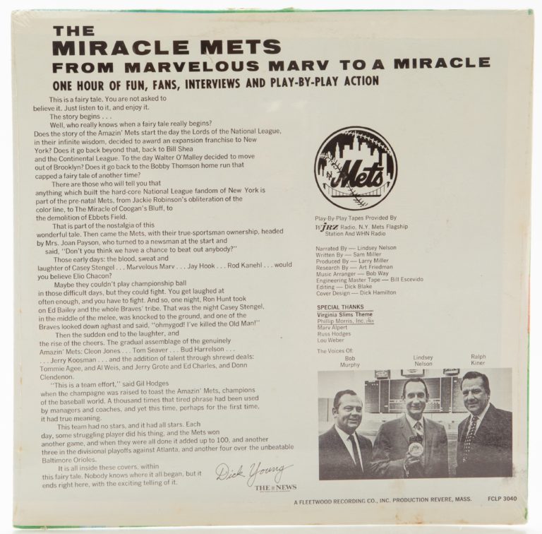 The Miracle Mets LP (1969)