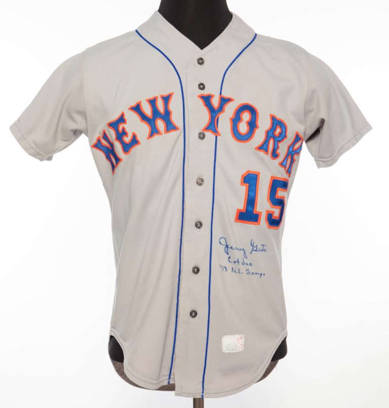 Autographed Jerry Grote Jersey - Front