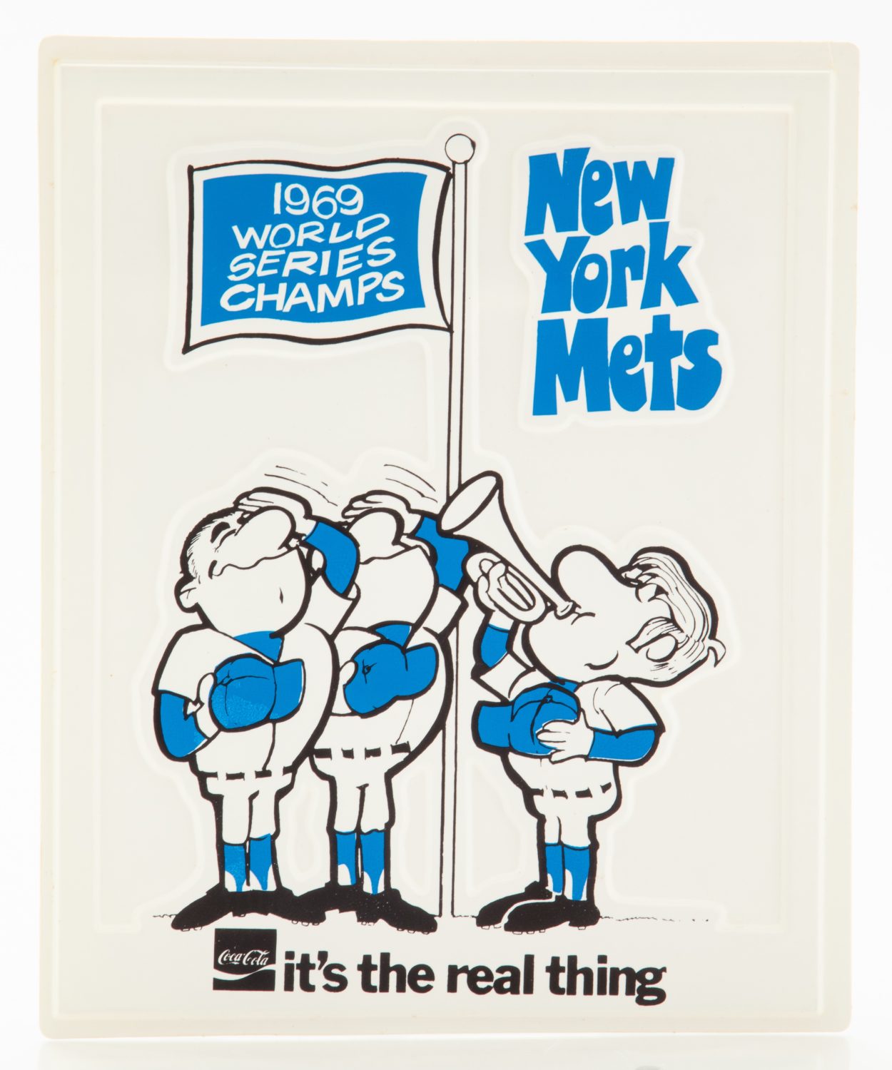 New York Mets 1969 World Series Champs Poster by Coca-Cola