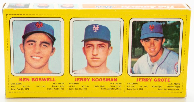 Boswell, Koosman & Grote World Champion Figures