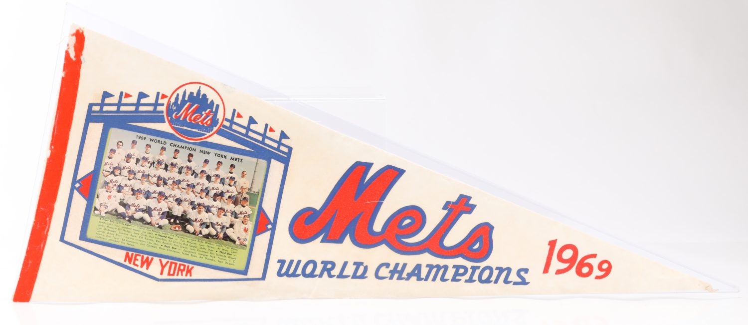 1969 Mets World Champions Pennant