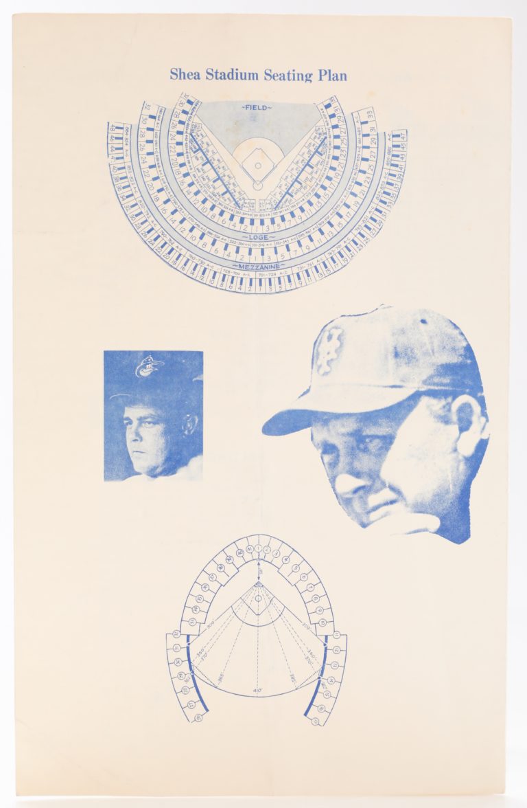 1969 World Series Program with Tom Seaver