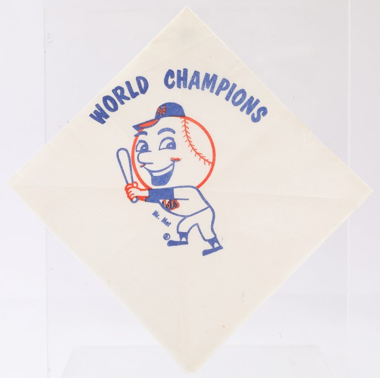 Mr. Met World Champions Napkin