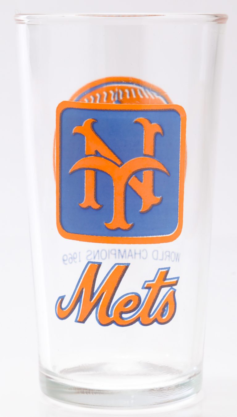 New York Mets 1969 World Series Pint Glass
