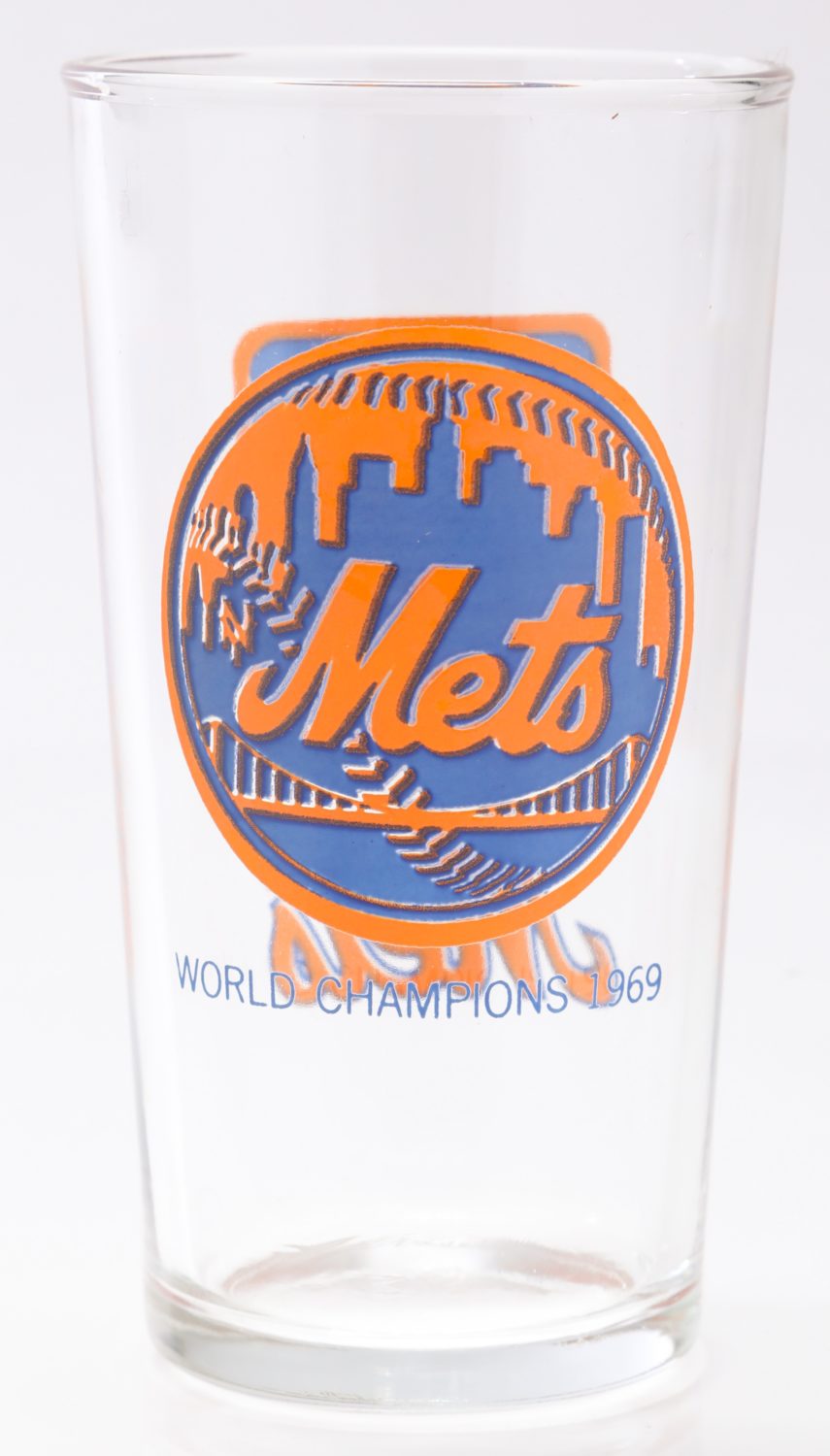 New York Mets 1969 World Series Pint Glass