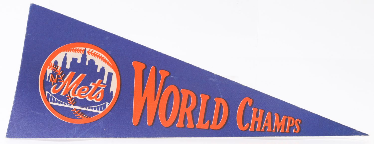 New York Mets 1969 World Champs Pennant