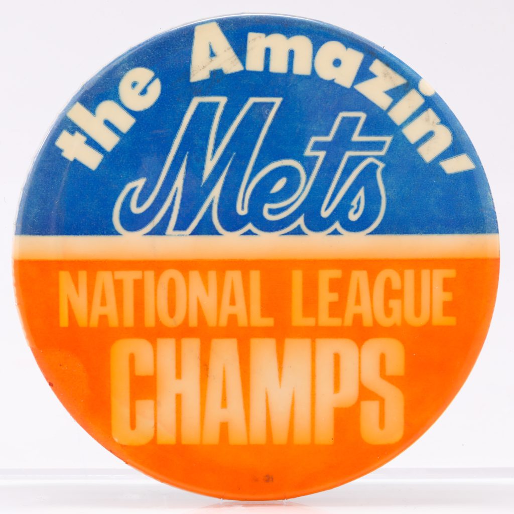 1969 Mets National League Champs Button