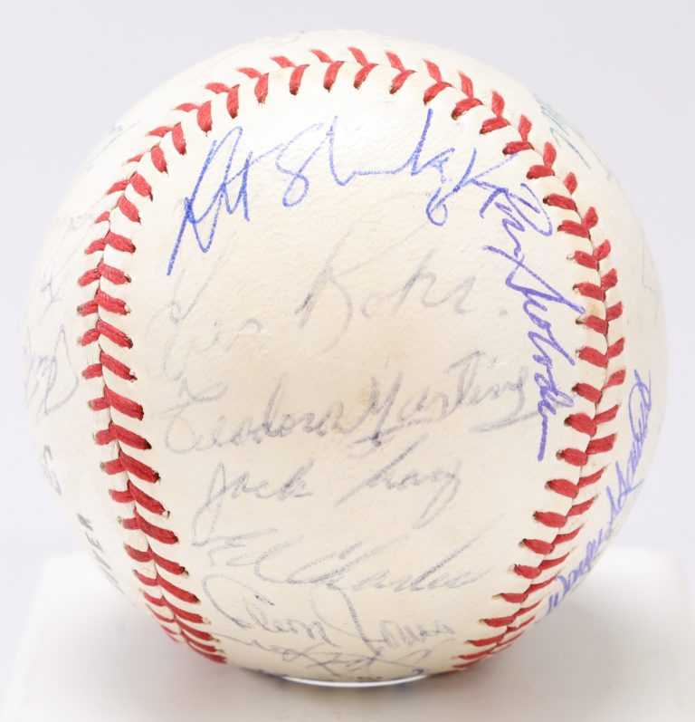 Baseball Autographed by 1969 World Champion Mets