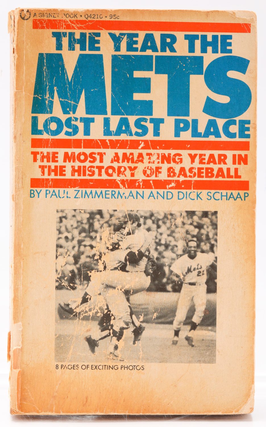 Cover of The Year the Mets Lost Last Place by Paul Zimmerman and Dick Schaap