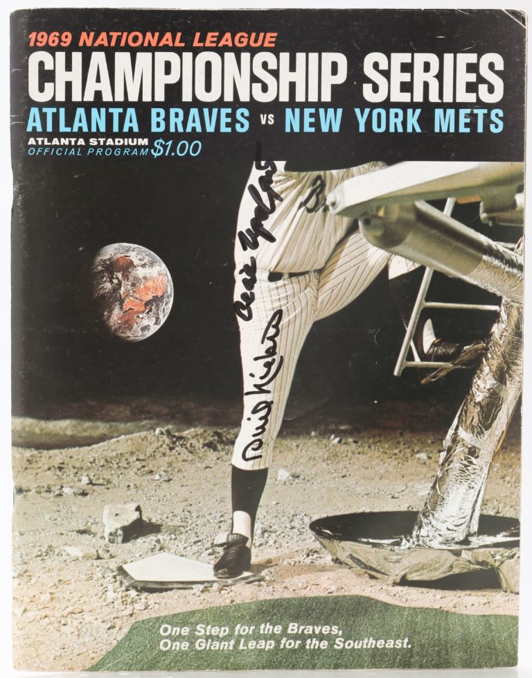 1969 NLCS Official Program from Atlanta Stadium