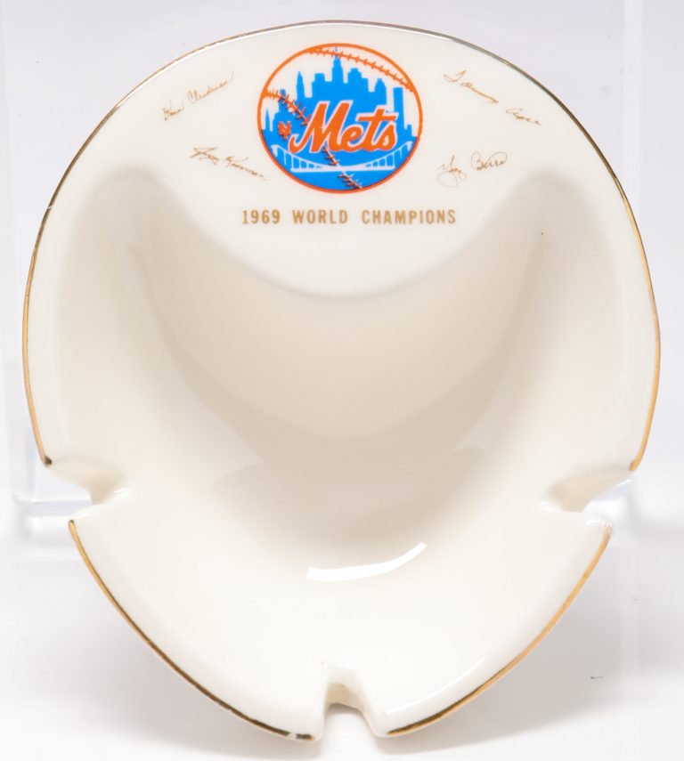 Autographed 1969 World Series Ashtray