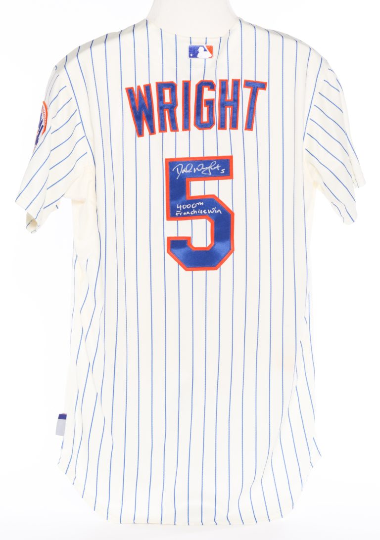 Wright Signed Jersey from Franchise Win 4,000