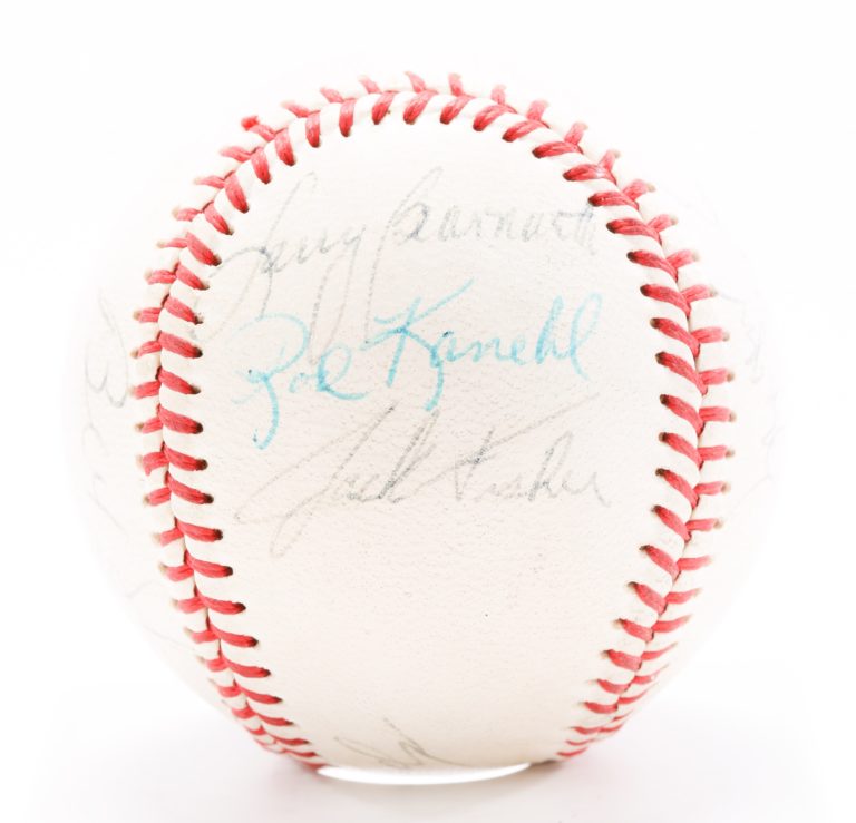 Autographed Baseball from Shea Stadium Dedication