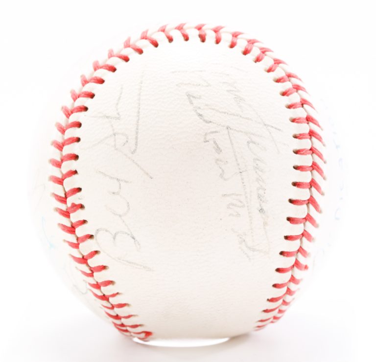 Autographed Baseball from Shea Stadium Dedication