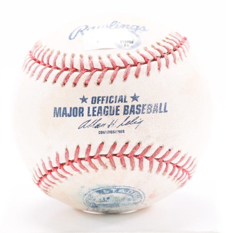 Game-Used Ball from Final Game at Shea Stadium