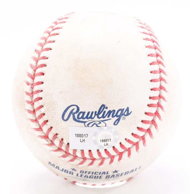 Game-Used Ball from First Game at Citi Field