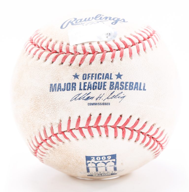 Game-Used Ball from First Game at Citi Field