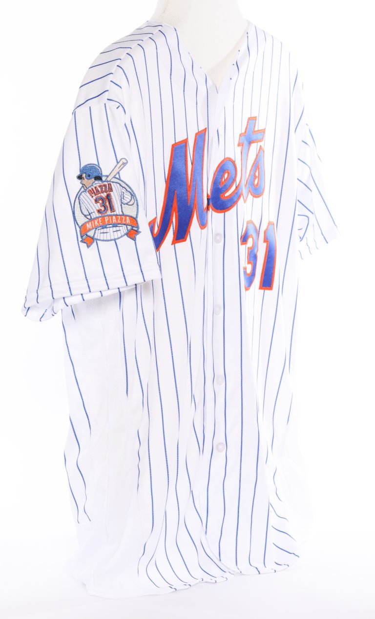 Mike Piazza Autographed Retirement Jersey