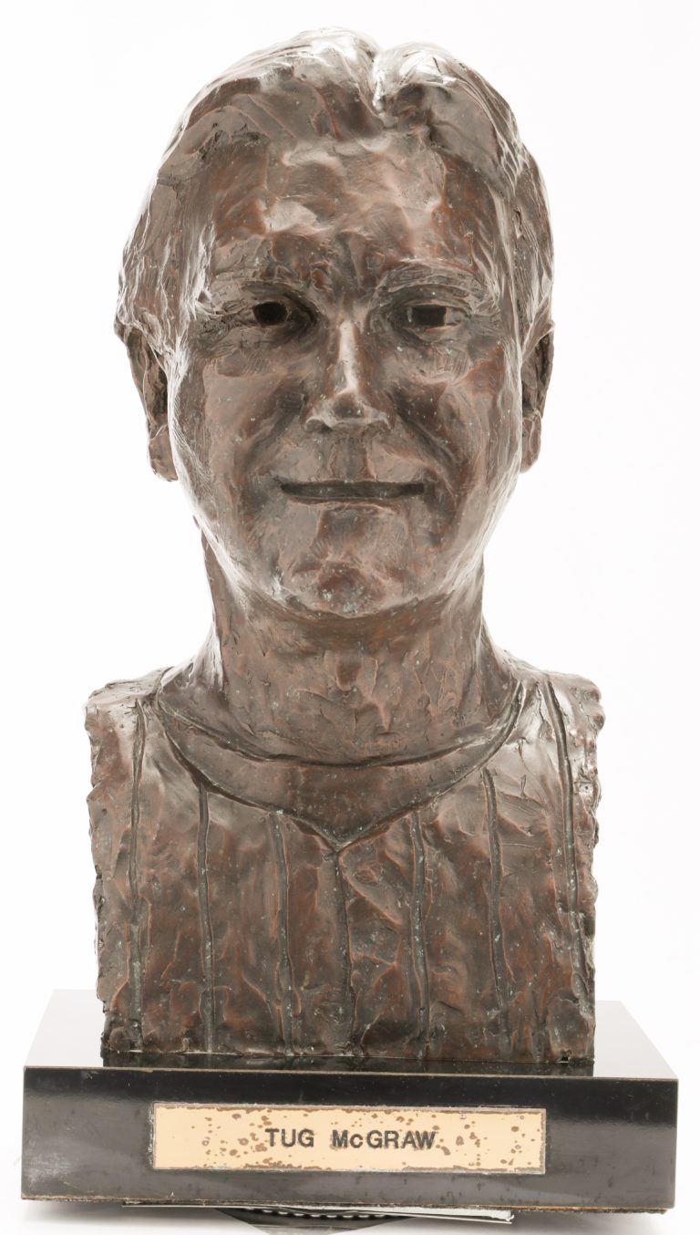 Tug McGraw Mets Hall of Fame Bust