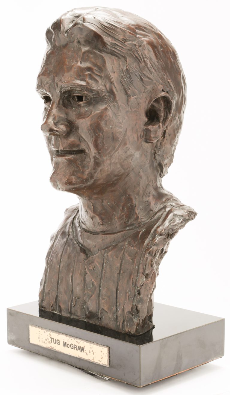 Tug McGraw Mets Hall of Fame Bust