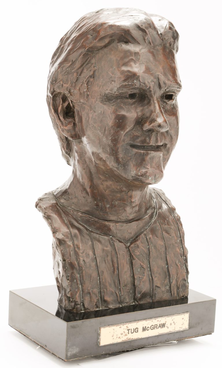 Tug McGraw Mets Hall of Fame Bust