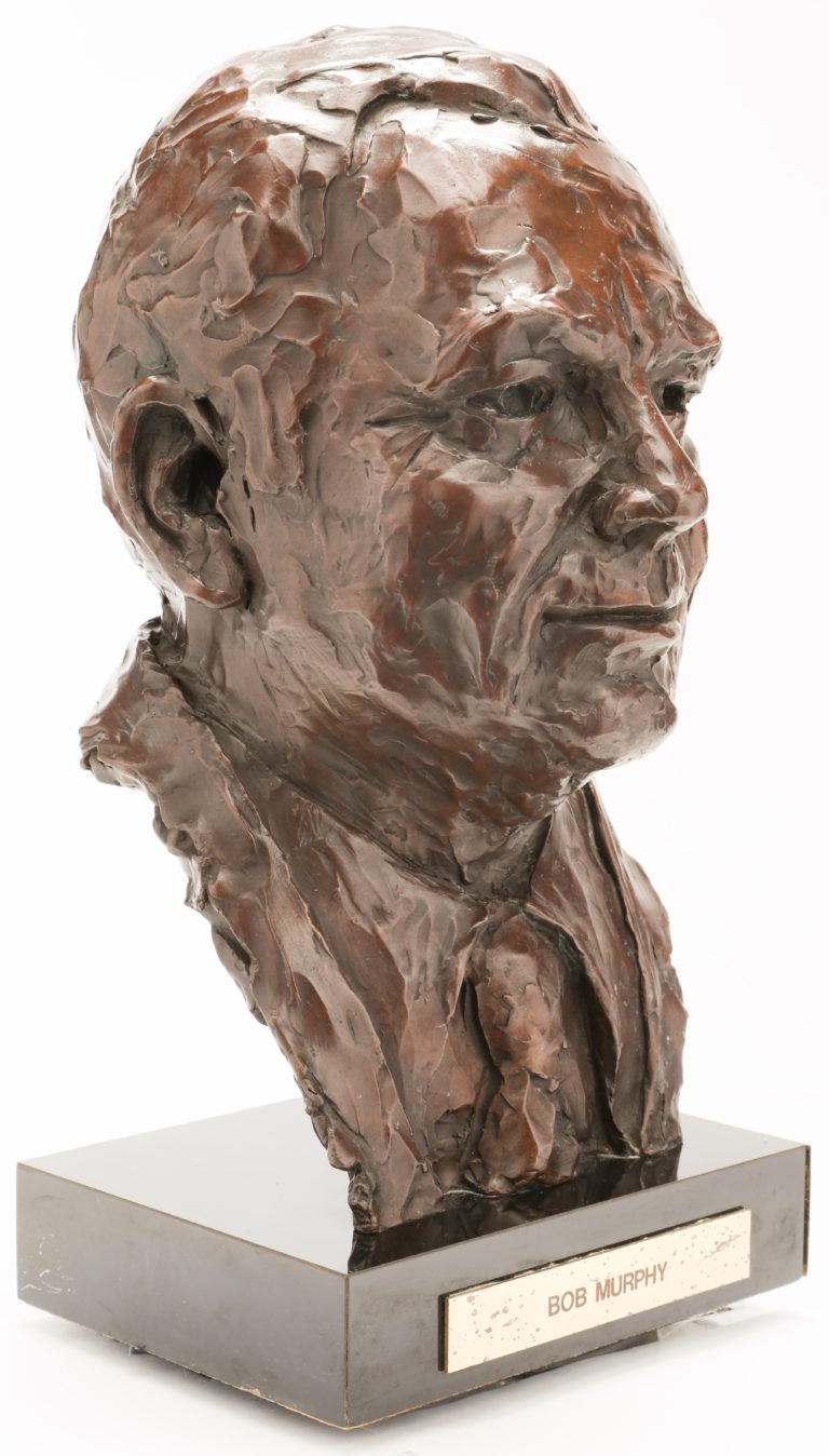 Bob Murphy Bronze Bust Statue