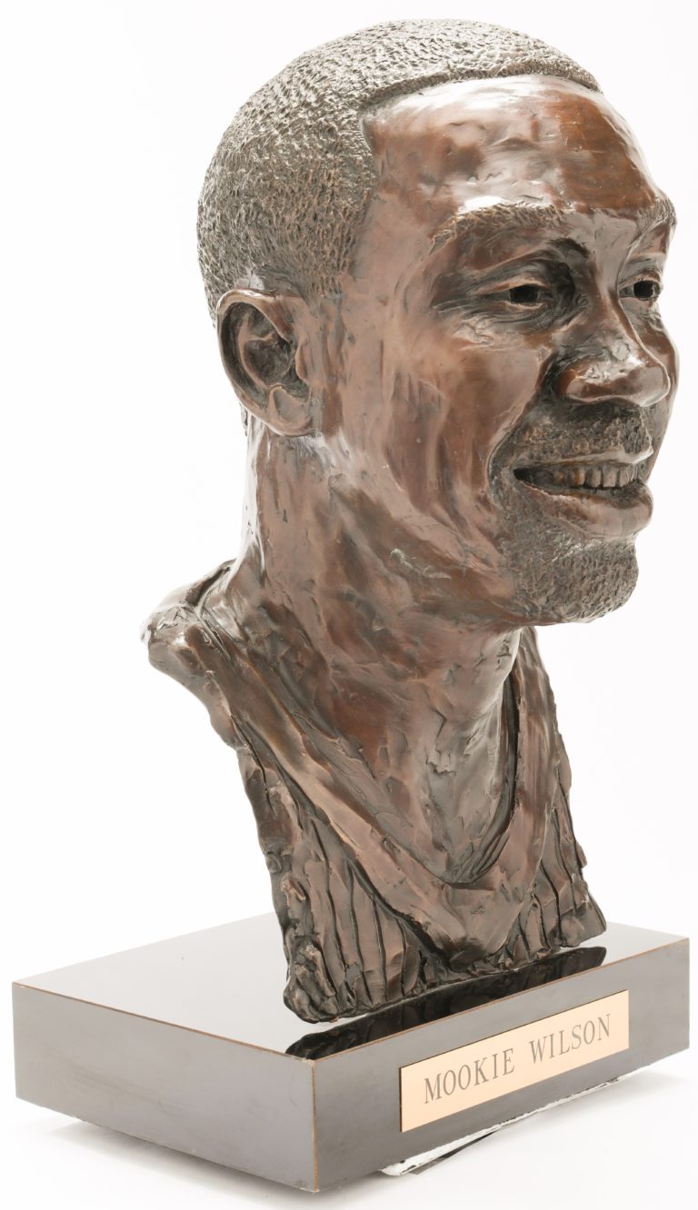 Mookie Wilson Mets Hall of Fame Bust