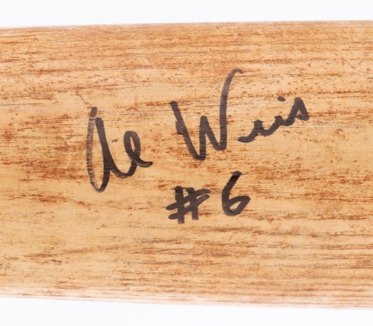 Al Weis Autographed Baseball Bat - Autograph Detail